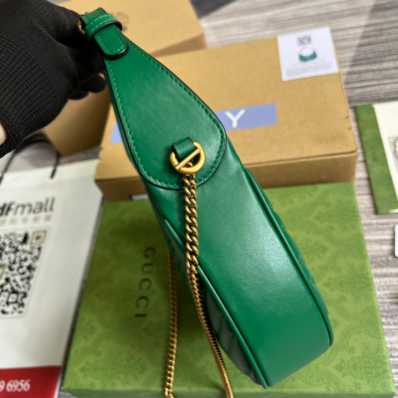 Top view of polished statement women's handbag – women's designer-style accessory