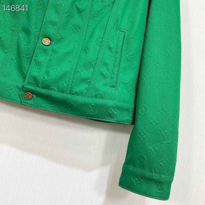 Full styled look of Louis Vuitton luxury clothing with tailored silhouette