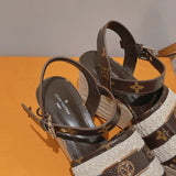 Louis Vuitton shoes Style 356 - texture and material detail