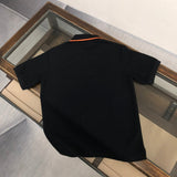 Close-up detail shot of Louis Vuitton cotton t-shirt with everyday silhouette