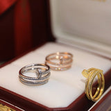 Front view of Cartier unisex jewelry piece