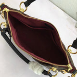Front view of statement modern women's handbag – women's luxury handbag
