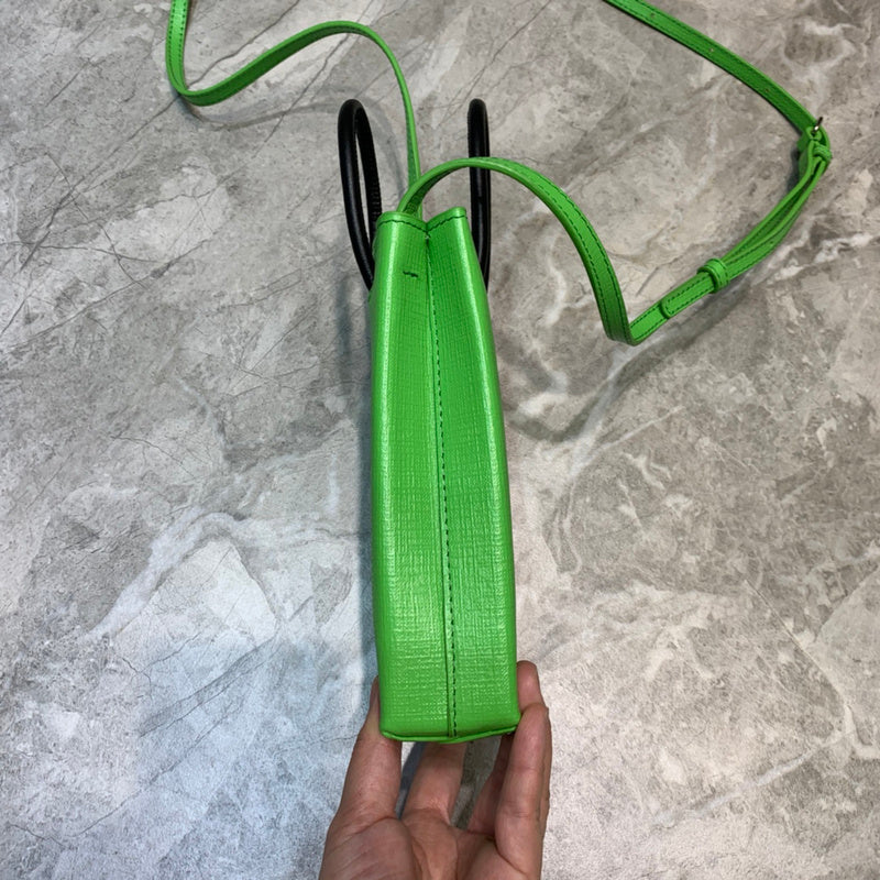 Modern Faux Leather Handbag - Polished Finish | Women's Fashion Handbag #988 - back view (image 4) of designer-inspired handbag