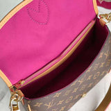 Top view of structured refined women's handbag – women's luxury handbag