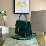 Polished Premium PU Leather Handbag - Smooth Faux-Leather Exterior | Women's Luxury Handbag #1694 - texture close-up (image 9) of designer-inspired handbag