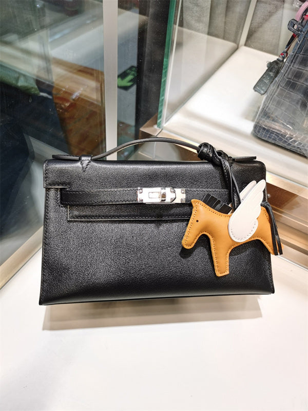 Poised bag shown from front angle