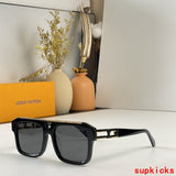 Side view of Louis Vuitton unisex sunglasses