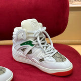 Gucci stone beige luxury sneakers view 8 classic court silhouette
