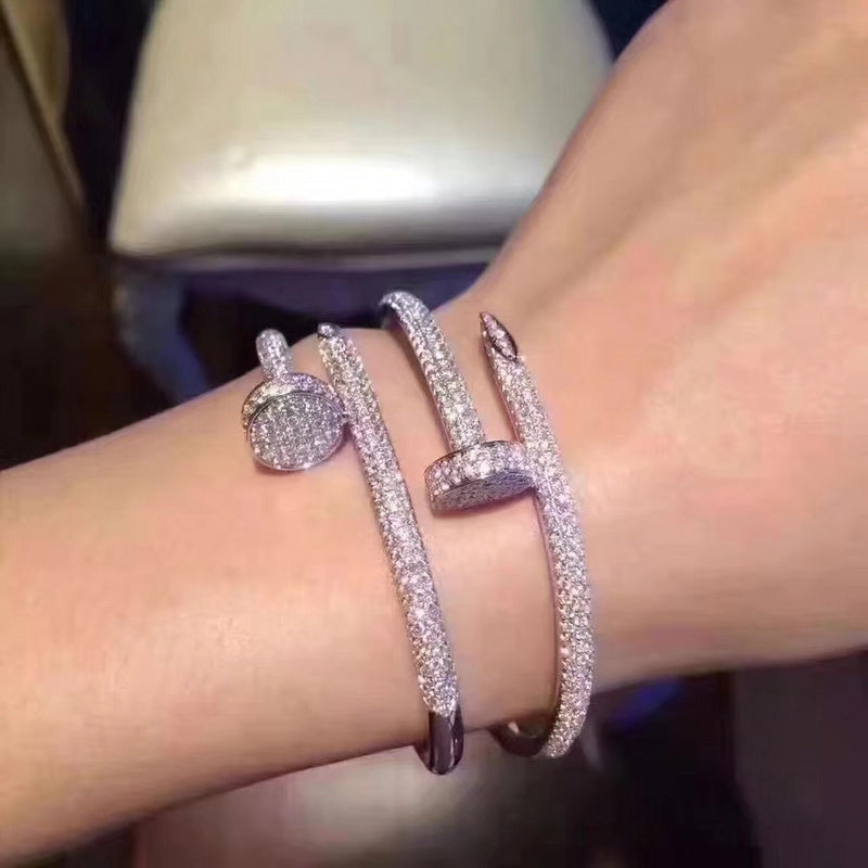 Front view of Cartier unisex jewelry piece