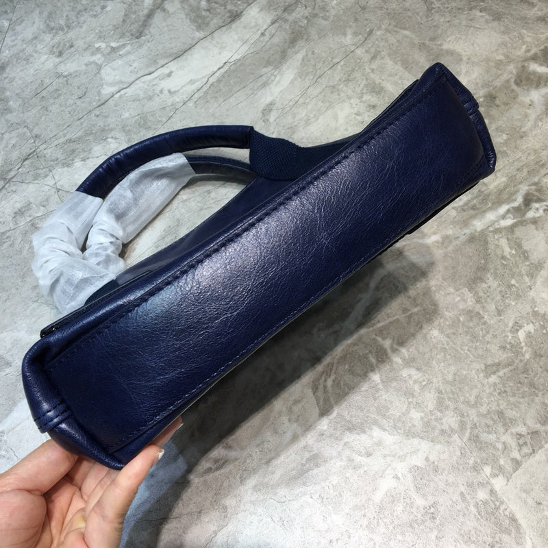 Polished Vegan Leather Handbag - Polished Finish | Women's Premium Handbag #777 - hardware and detail close-up (image 5) of designer-inspired handbag