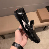 Hermès Burgundy High-Top Sneakers - Angled View