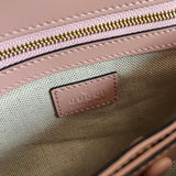 Side profile of premium modern women's handbag – women's designer-style accessory
