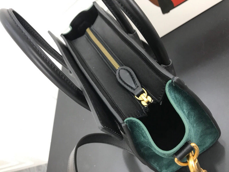 Front view of refined sleek women's handbag – women's designer-style accessory