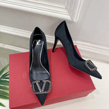 Valentino Garavani luxury shoes detail shot