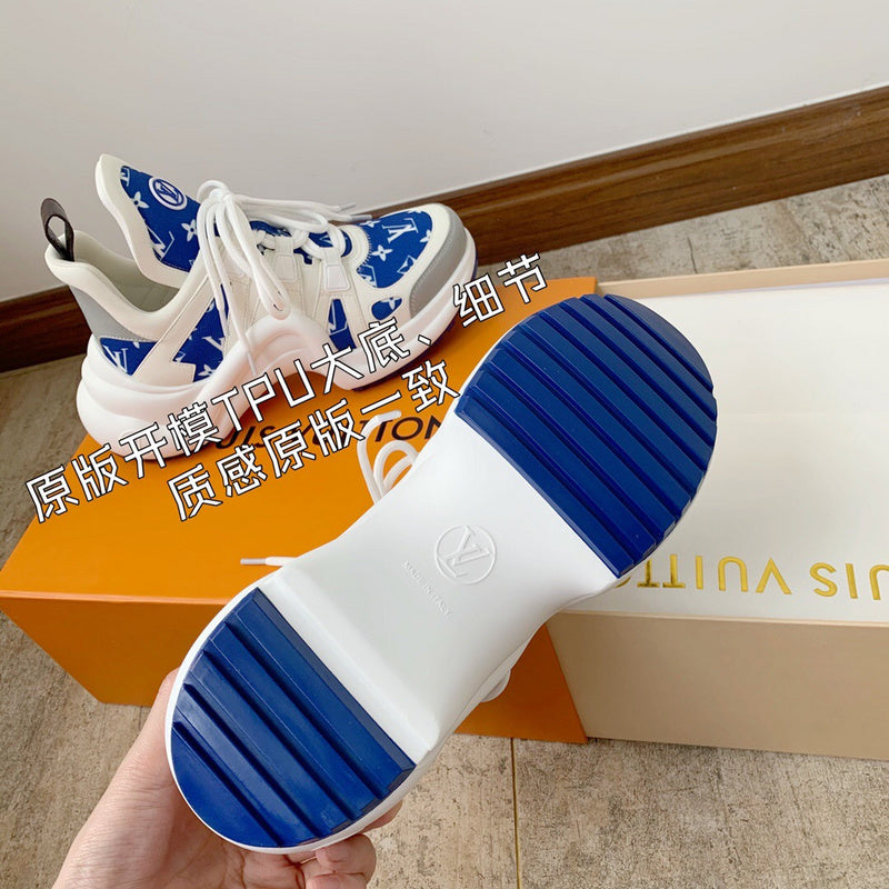 Louis Vuitton Camel Loafer Flats - Studio Shot