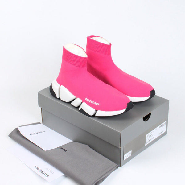 Balenciaga Camel Slip-On Sneakers - Front View