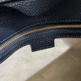 Close-up detail of structured statement women's handbag – women's everyday handbag