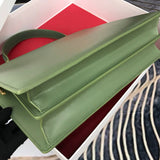 Back view of everyday-luxe structured women's handbag – women's luxury accessory