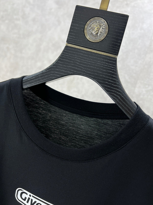 Close-up detail shot of Givenchy luxury clothing with streetwear-inspired cut