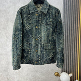 Back view of Louis Vuitton luxury clothing with runway-inspired design