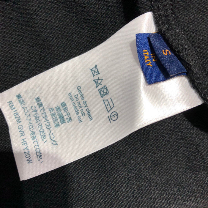 Back view of Louis Vuitton cotton t-shirt with label-forward styling