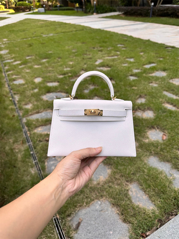 Close-up detail of sophisticated bag design