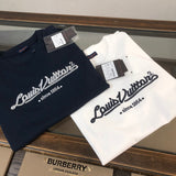 Side profile of Louis Vuitton cotton t-shirt with runway-inspired design