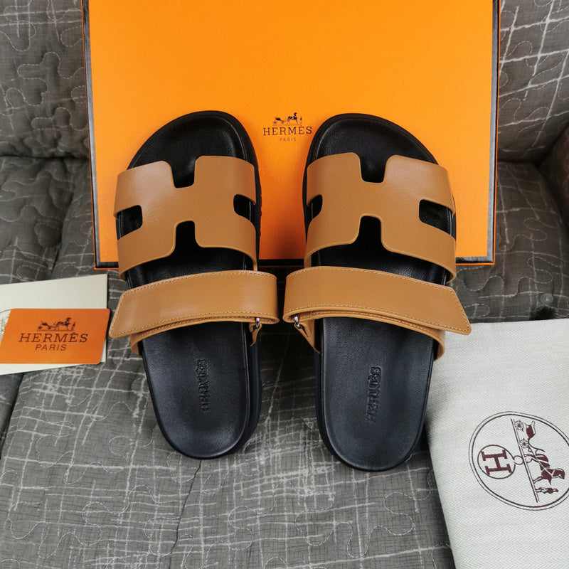 Hermes sandals Style 126 - close-up of luxury comfort fit
