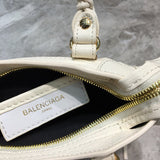 Structured Faux Leather Handbag - Premium Craftsmanship Detailing | Women's Statement Accessory #687 - texture close-up (image 9) of designer-inspired handbag