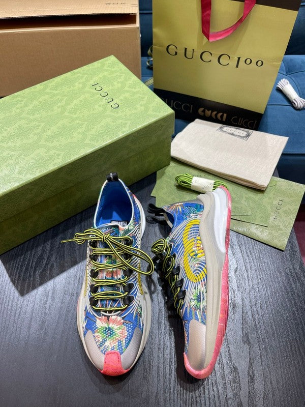 Gucci neutral cream luxury sneakers view 9 streetwear statement look