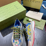Gucci neutral cream luxury sneakers view 9 streetwear statement look