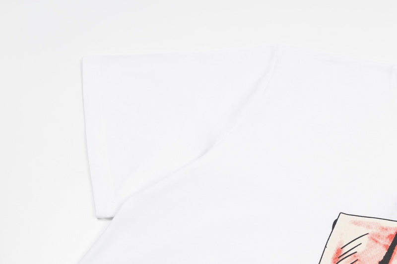 Side profile of Louis Vuitton cotton t-shirt with monogram-inspired silhouette