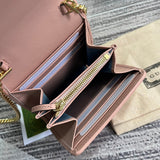 Back view of signature sleek women's handbag – women's premium purse