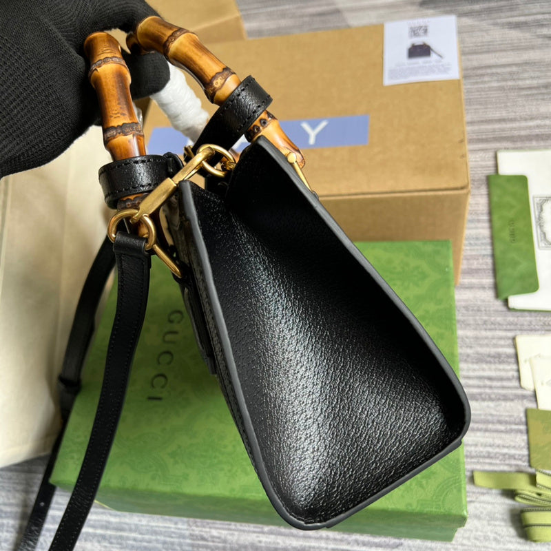 Top view of chic polished women's handbag – women's statement bag