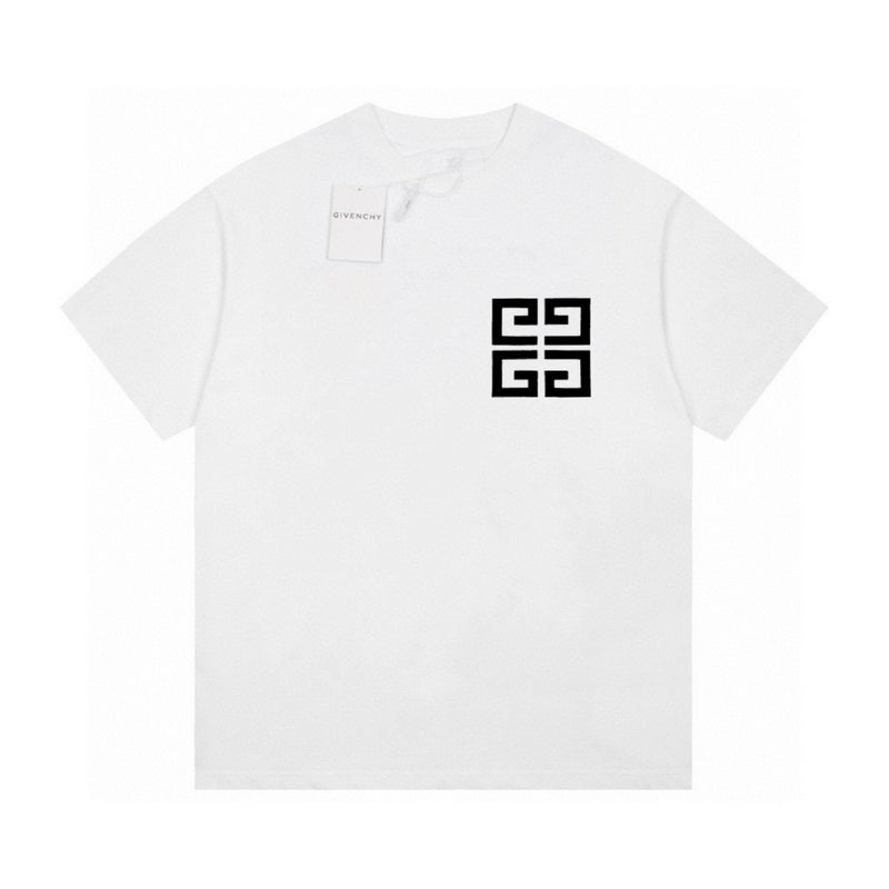 Flat lay presentation of Givenchy luxury clothing with streetwear-inspired cut