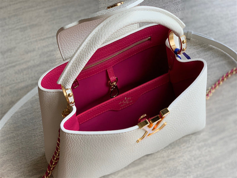  polished top-handle bag detail view showing craftsmanship 14