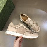 Gucci muted earth tones luxury sneakers view 7 everyday casual design