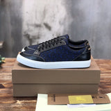 Burberry Red Low-Top Sneakers - Back View