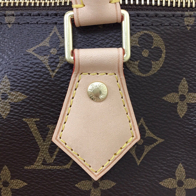 Top view of signature polished women's handbag – women's luxury handbag