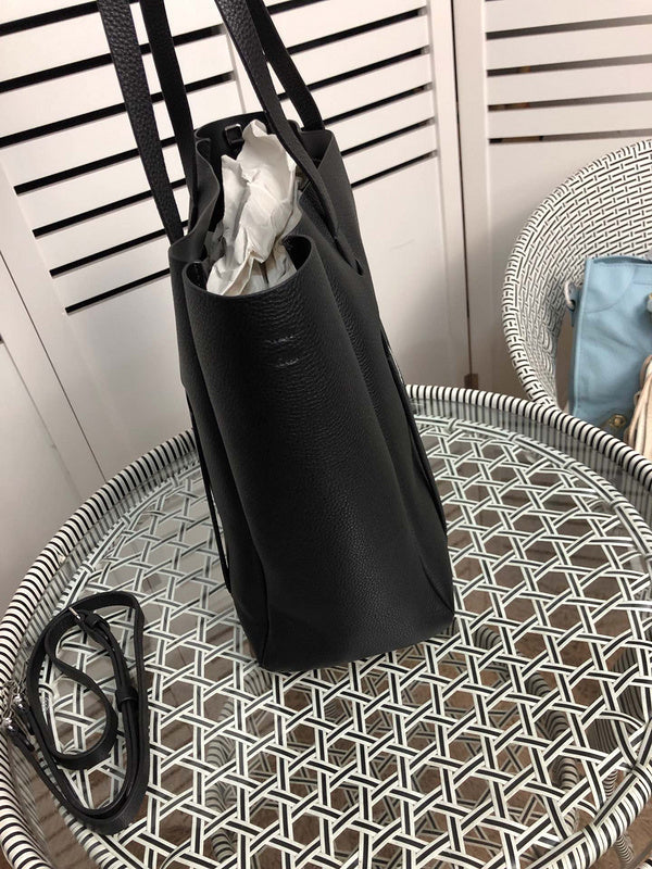 Top view of polished chic women's handbag – women's designer-style accessory