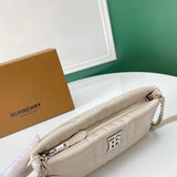 Sleek Faux Leather Handbag - Modern Structured Build | Women's Designer-Inspired Purse #1102 - back view (image 4) of designer-inspired handbag