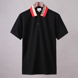 Close-up of Burberry t-shirt craftsmanship