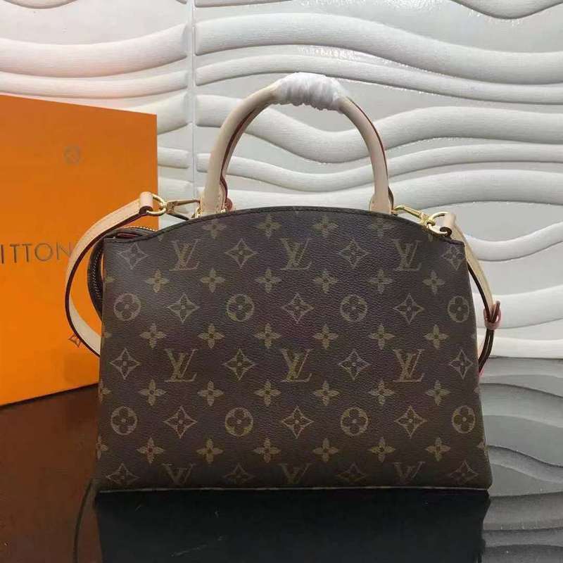 Interior view of signature structured women's handbag – women's designer-style accessory