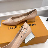 Louis Vuitton Tan Chunky Platform Sneakers - Sole Detail View