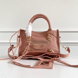 Zivas Charm Polished Finish Statement Handbag (Signature Shape & Finish) – Front View 2