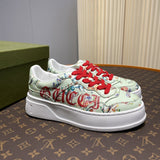 Gucci crisp white luxury sneakers view 9 everyday casual design