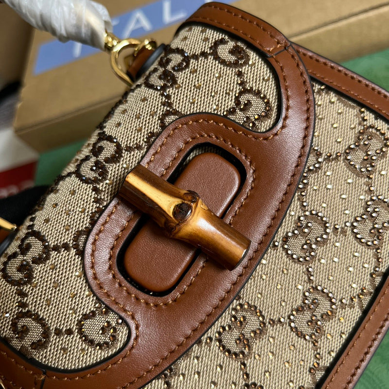 Back view of signature chic women's handbag – women's premium purse