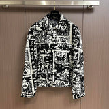 Back view of Louis Vuitton luxury clothing with logo-detail design