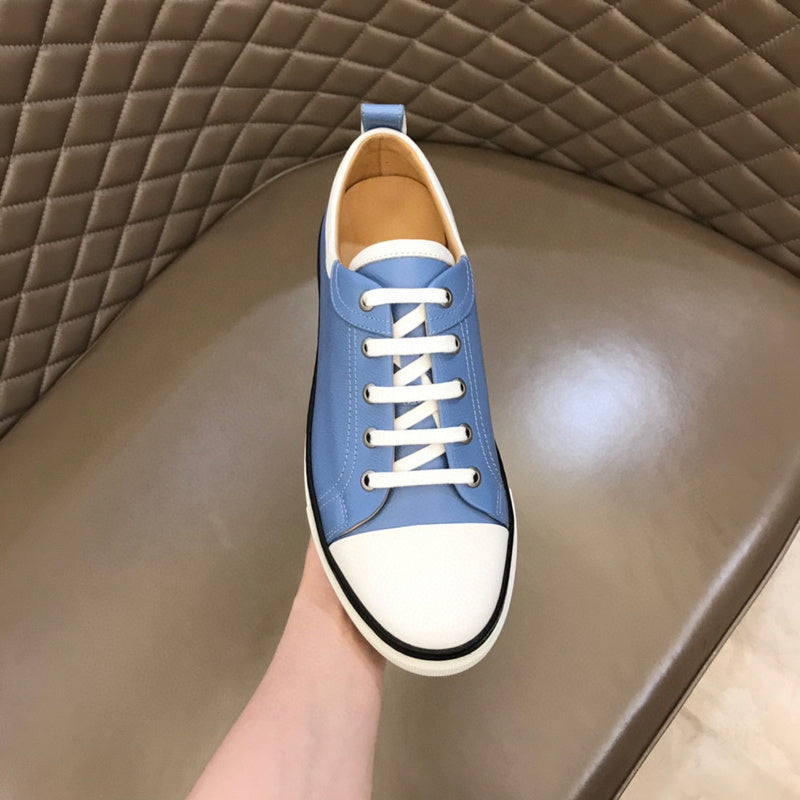 Hermes shoes Style 226 - close-up of statement logo accent