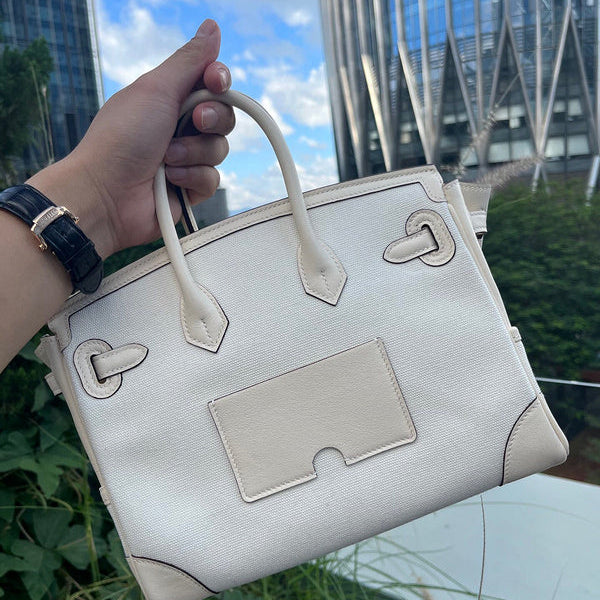 Close-up detail of balanced bag design
